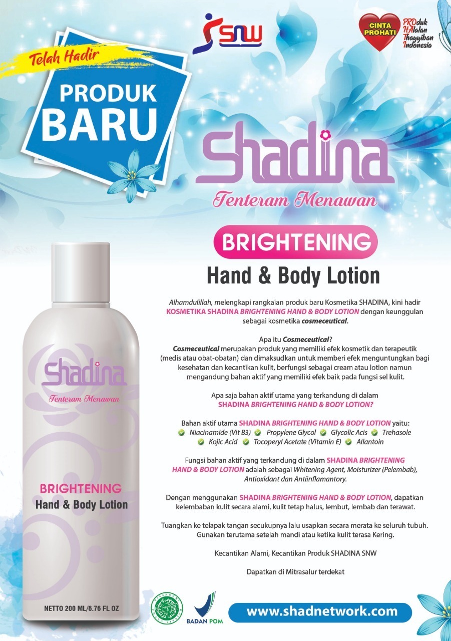 Hand & Body lotion shadina